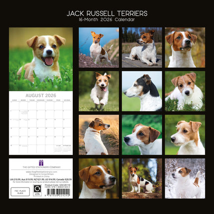The Gifted Stationary Jack Russell Terrier Kalender 2026