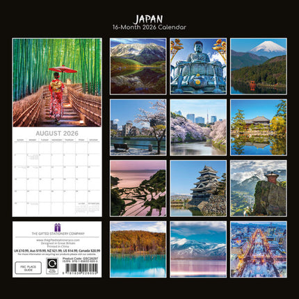 The Gifted Stationary Japan Kalender 2026