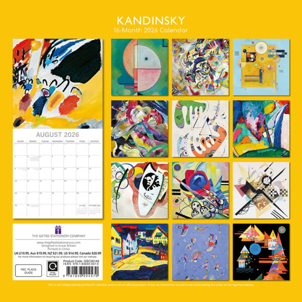 The Gifted Stationary Kandinsky Kalender 2026