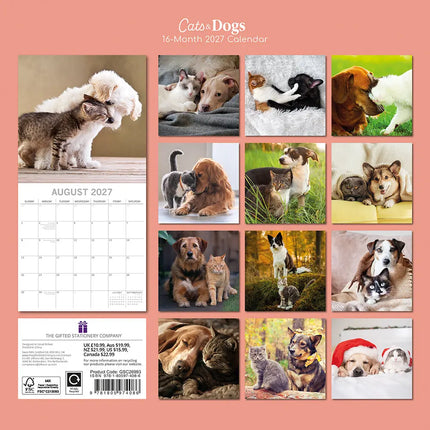 The Gifted Stationary Katten & Honden Kalender 2027