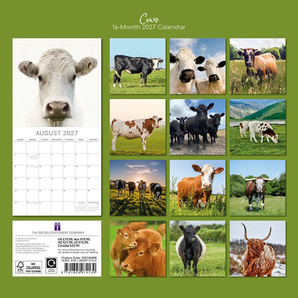 The Gifted Stationary Koeien Kalender 2027