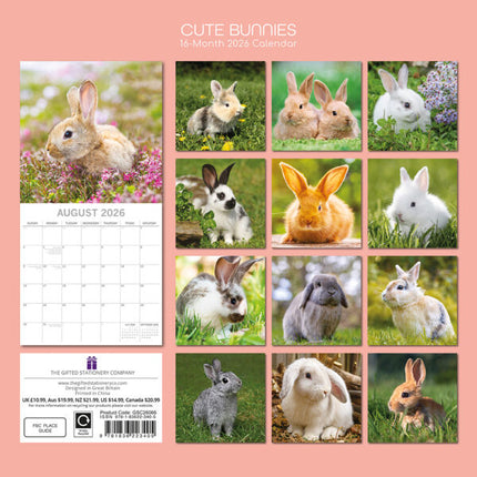The Gifted Stationary Konijnen Kalender 2026