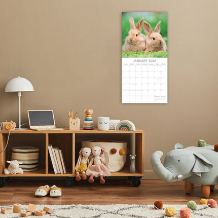The Gifted Stationary Konijnen Kalender 2026