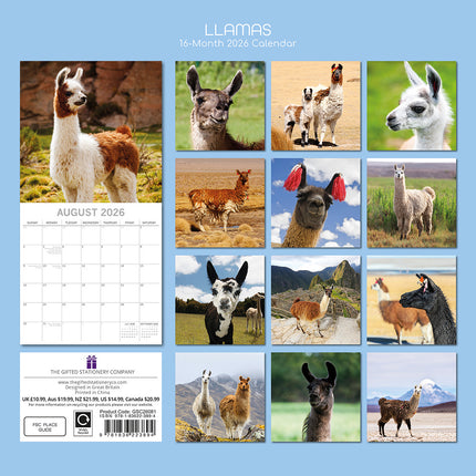 The Gifted Stationary Lama's 16 Maanden Kalender 2026