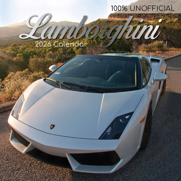 The Gifted Stationary Lamborghini Kalender 2026