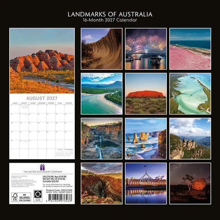 The Gifted Stationary Landmarks of Australia Kalender 2027