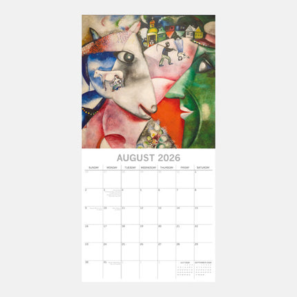 The Gifted Stationary Marc Chagall Kalender 2026