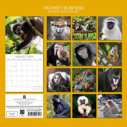 The Gifted Stationary Monkey Business Kalender 2027