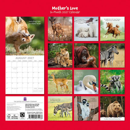 The Gifted Stationary Mother's Love Kalender 2027