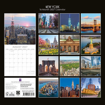 The Gifted Stationary New York Kalender 2027