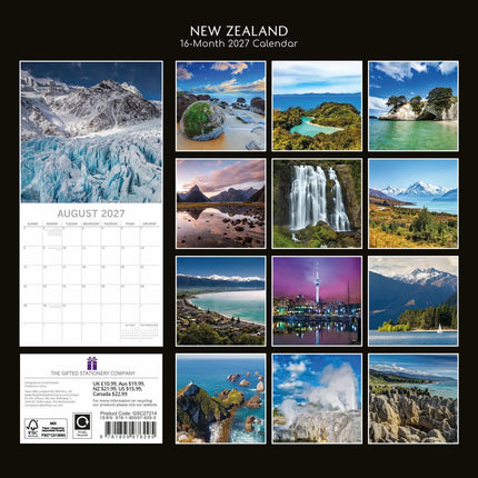 The Gifted Stationary Nieuw-Zeeland Kalender 2027