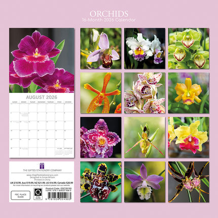 The Gifted Stationary Orchidee Kalender 2026
