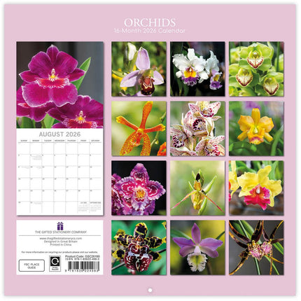 The Gifted Stationary Orchidee Kalender 2026
