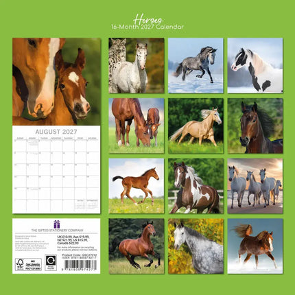 The Gifted Stationary Paarden Portretten Kalender 2027