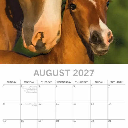 The Gifted Stationary Paarden Portretten Kalender 2027