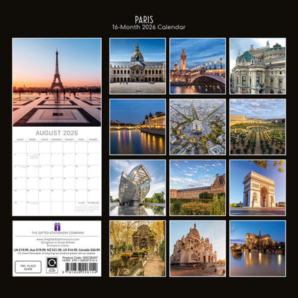 The Gifted Stationary Parijs Kalender 2026