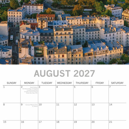 The Gifted Stationary Parijs Kalender 2027