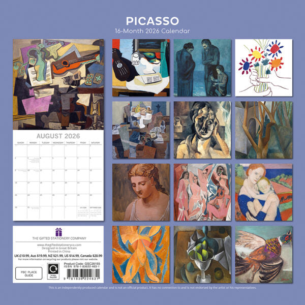 The Gifted Stationary Picasso Kalender 2026