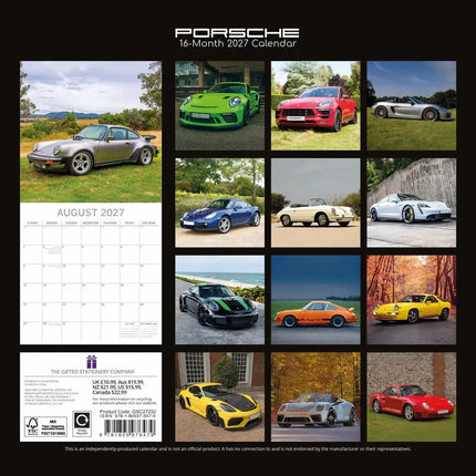 The Gifted Stationary Porsche Kalender 2027