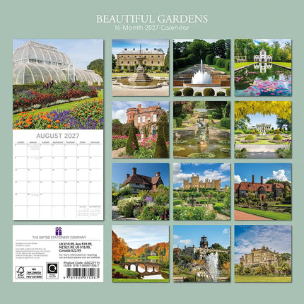 The Gifted Stationary Prachtige Tuinen Kalender 2027