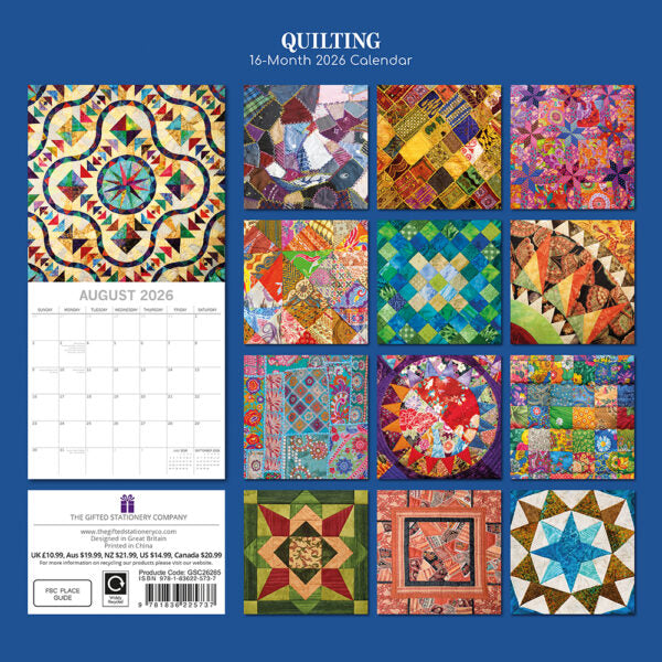 The Gifted Stationary Quilten Kalender 2026