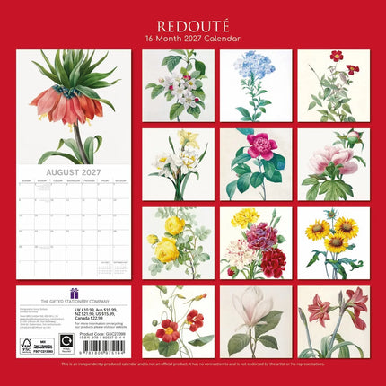 The Gifted Stationary Redoute Kalender 2027