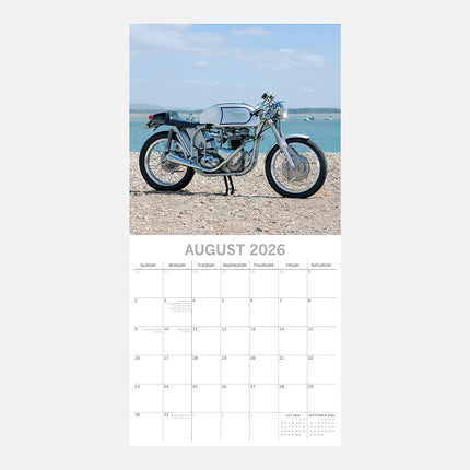 The Gifted Stationary Retro Motorbikes Kalender 2026