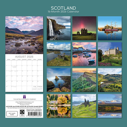 The Gifted Stationary Schotland Kalender 2026