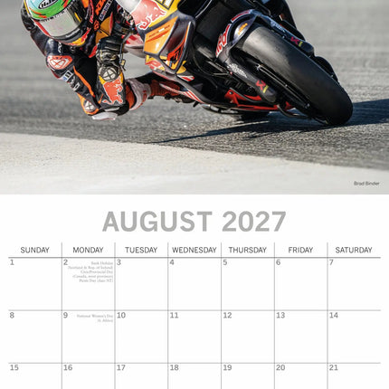 The Gifted Stationary Super Bikes Kalender 2027