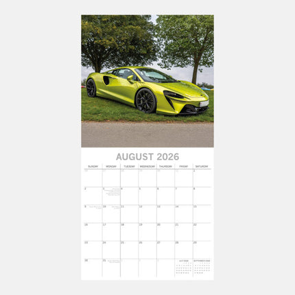 The Gifted Stationary Super Cars Kalender 2026