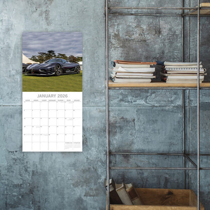 The Gifted Stationary Super Cars Kalender 2026