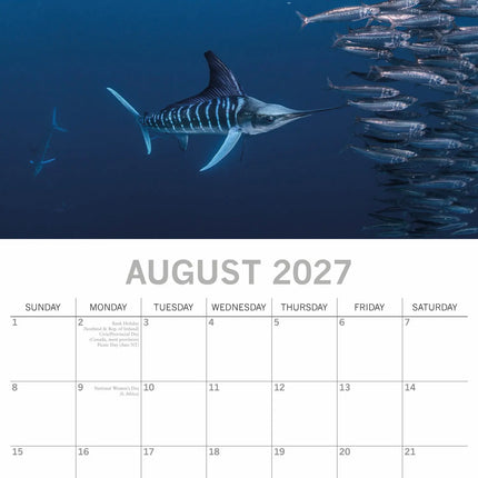 The Gifted Stationary Under the Sea Kalender 2027