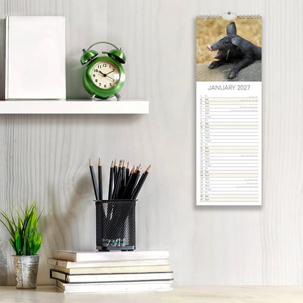 The Gifted Stationary Varkens Kalender Slimline 2027