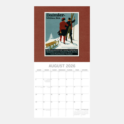 The Gifted Stationary Vintage Skiing Kalender 2026