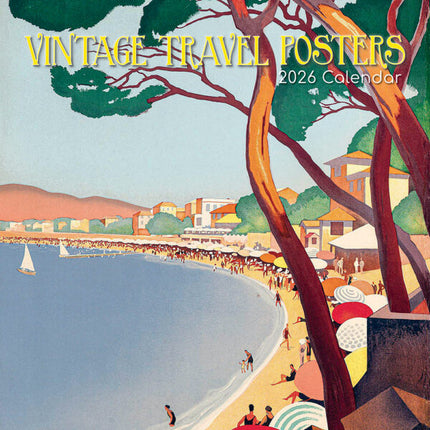 The Gifted Stationary Vintage Travel Posters Kalender 2026