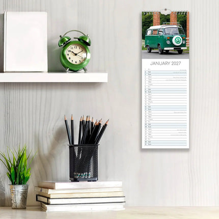 The Gifted Stationary Volkswagen Camper Kalender 2027 Slimline