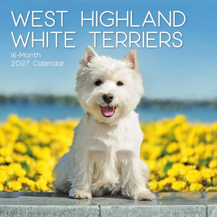 The Gifted Stationary West Highland White Terrier Kalender 2027