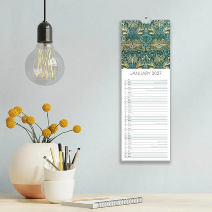 The Gifted Stationary William Morris Slimline Kalender 2027