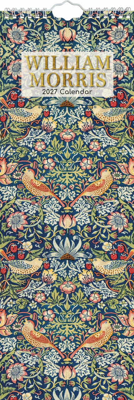 The Gifted Stationary William Morris Slimline Kalender 2027