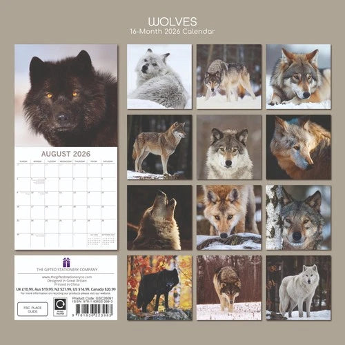 The Gifted Stationary Wolven Kalender 2026