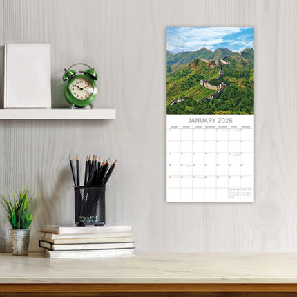 The Gifted Stationary Wonders of the World Kalender 2026