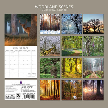 The Gifted Stationary Woodland Scenes Kalender 2027