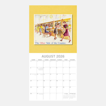 The Gifted Stationary World War Posters Kalender 2026