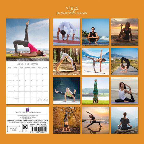 The Gifted Stationary Yoga Kalender 2026