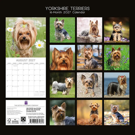 The Gifted Stationary Yorkshire Terrier Kalender 2027