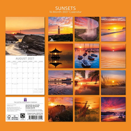 The Gifted Stationary Zonsondergangen Kalender 2027
