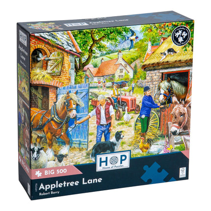 The House of Puzzles Appletree Lane Puzzel 500 XL Stukjes