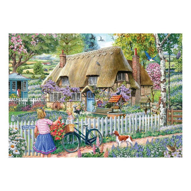 The House of Puzzles Bluebell Cottage Puzzel 1000 Stukjes
