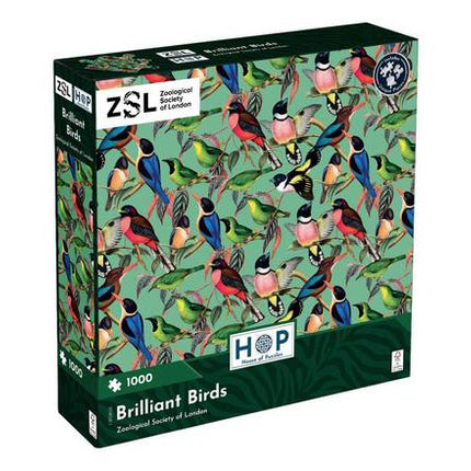 The House of Puzzles Brilliant Birds Puzzel 1000 Stukjes