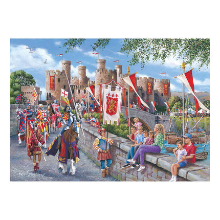 The House of Puzzles Castell Conwy Puzzel 1000 Stukjes